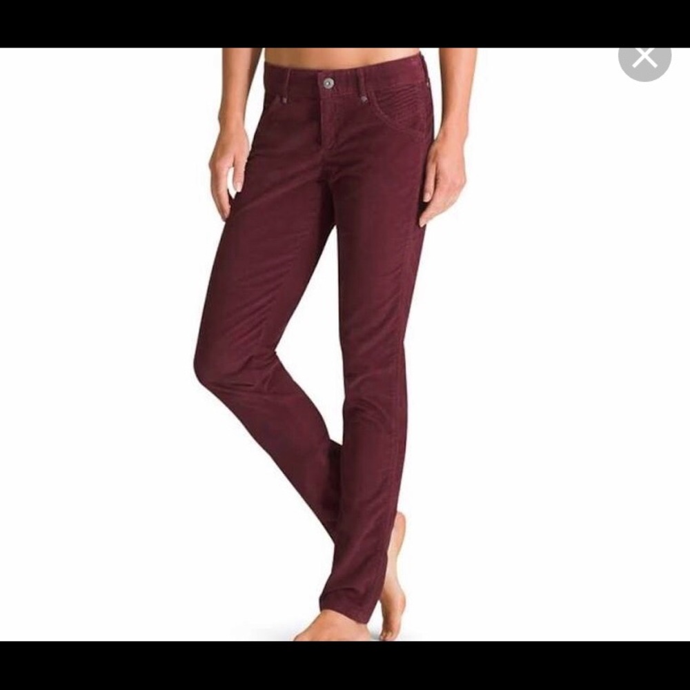 Athleta Maroon Corduroy Jeans